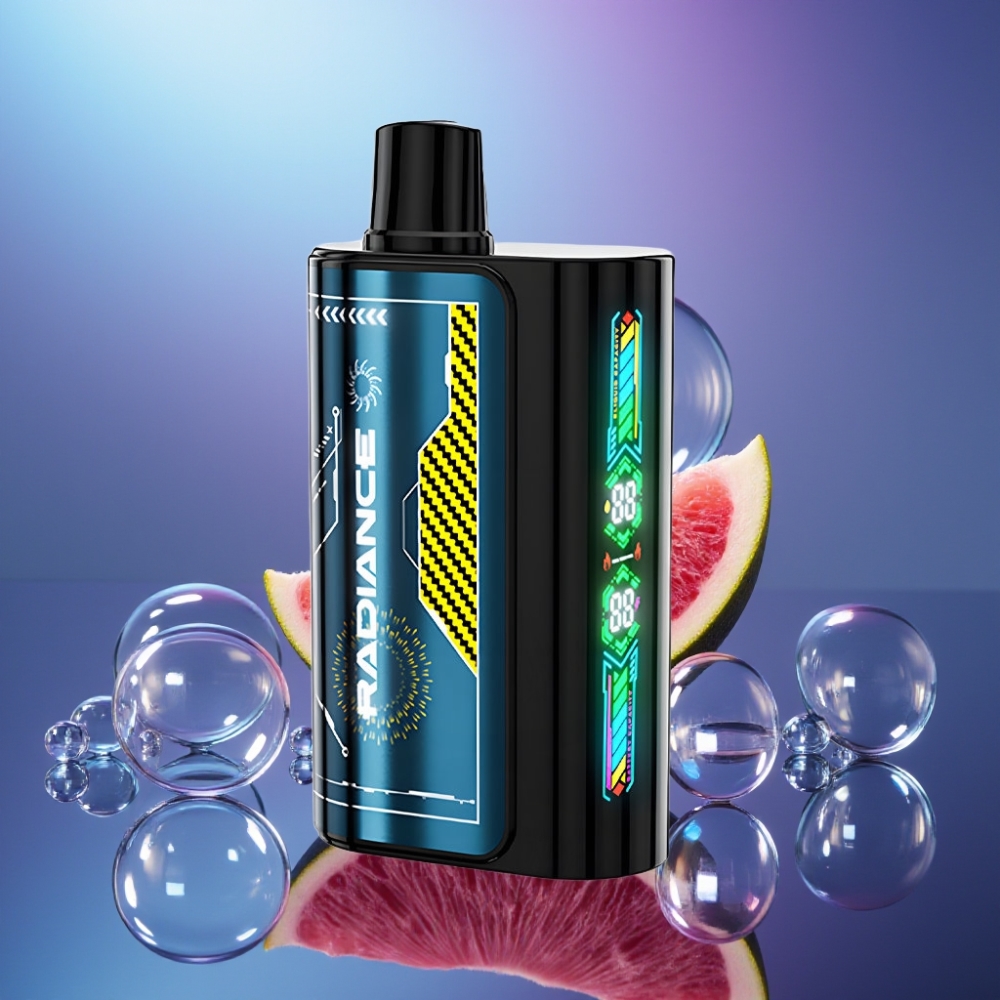 JNR Radiance 31000 Pufuri Disposable Vape Hawaii cu Ecran Animatie Smart și Baterie Reincarcabila