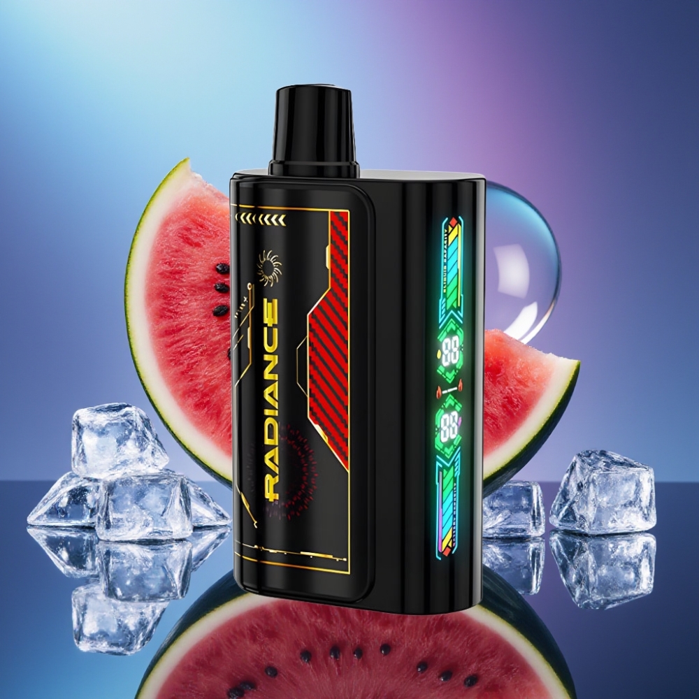 JNR Radiance 31000 Pufuri Disposable Vape PEPENĂ GHEATĂ cu Smart Animation Screen și Dual Mesh Coil