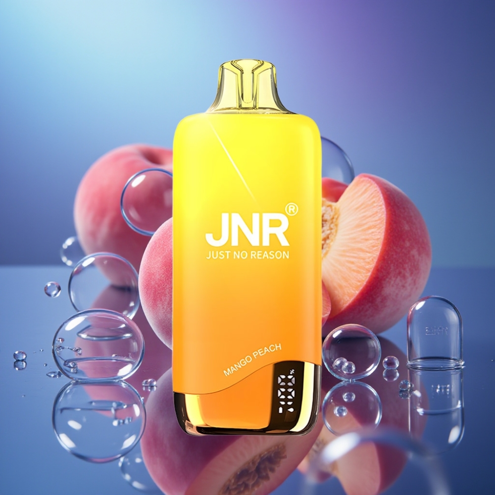 JNR Rainbow 10500 Puffs Disposable Vape Mango Peach 18ml USB-C