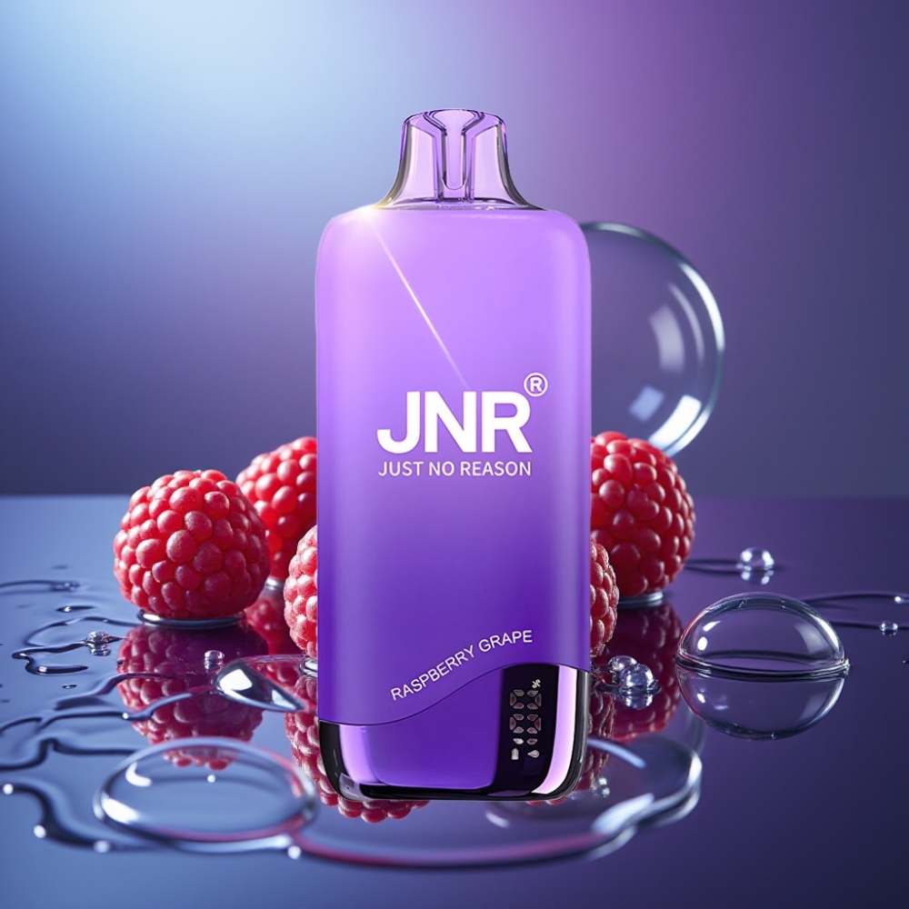 JNR Rainbow 10500 Puffs Disposable Vape Zmeură Strugure cu 18ml e-Liquid și 600mAh Battery