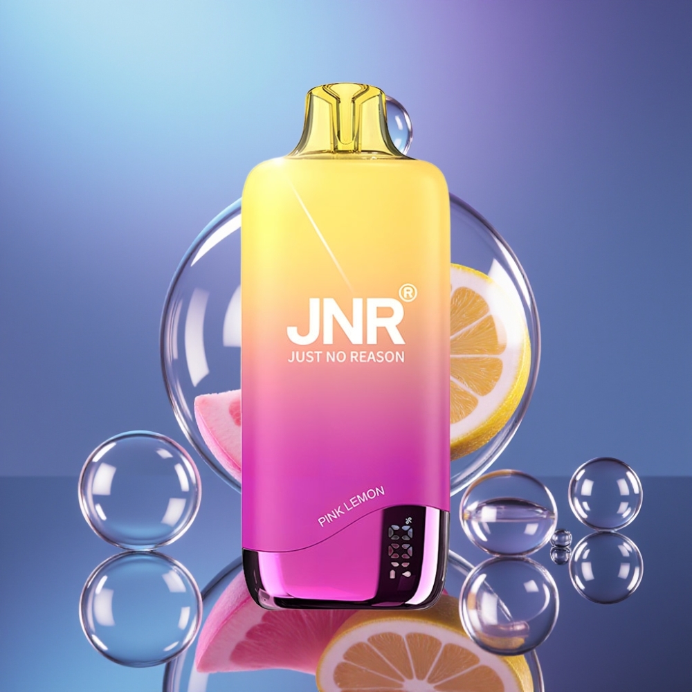JNR Rainbow 10500 Puffs Rezervor 18ml Disposable Vape Lămâie Roz
