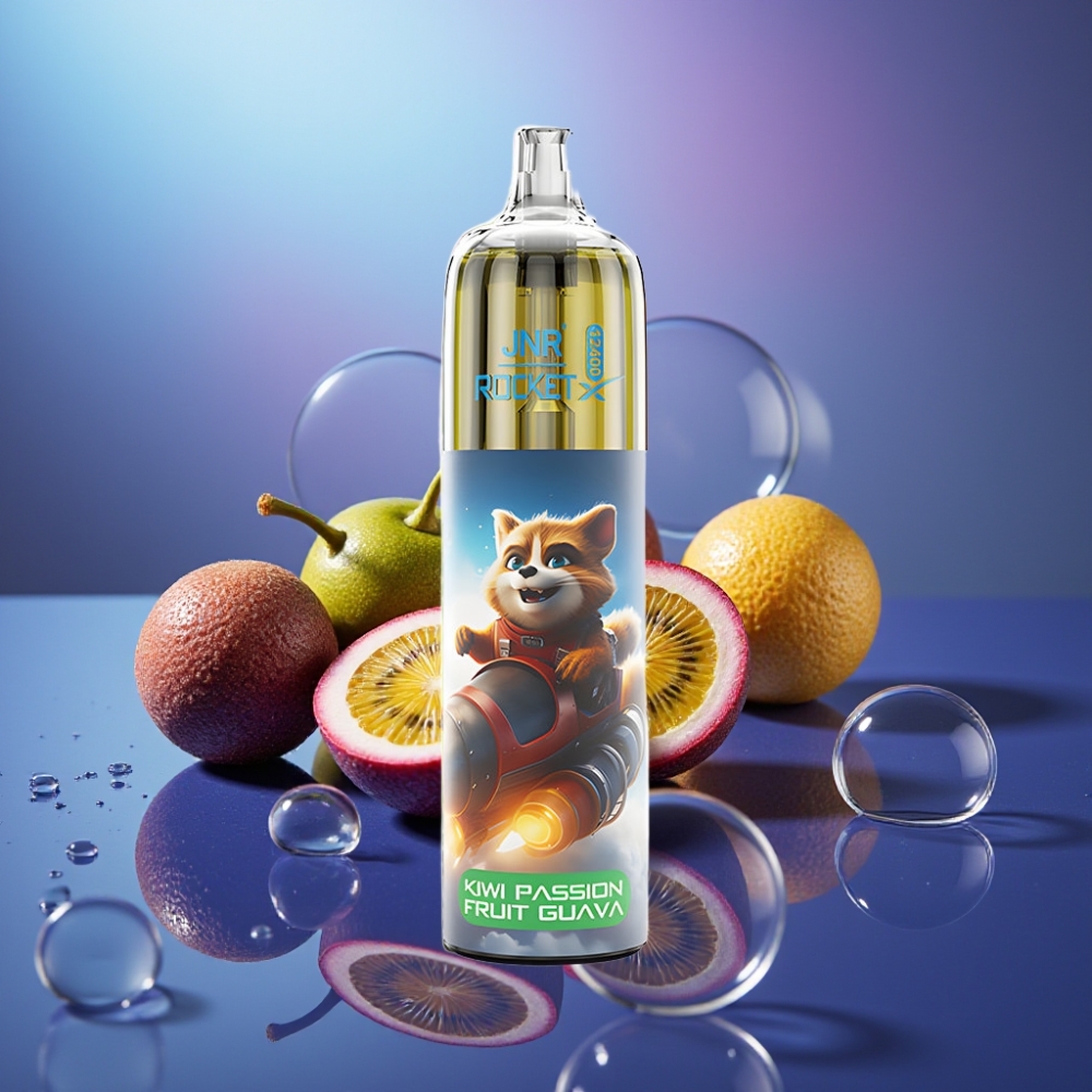 JNR Rocket-X 12400 Puffs Adjustable Airflow Disposable Vape Kiwi Pasțiune Guava