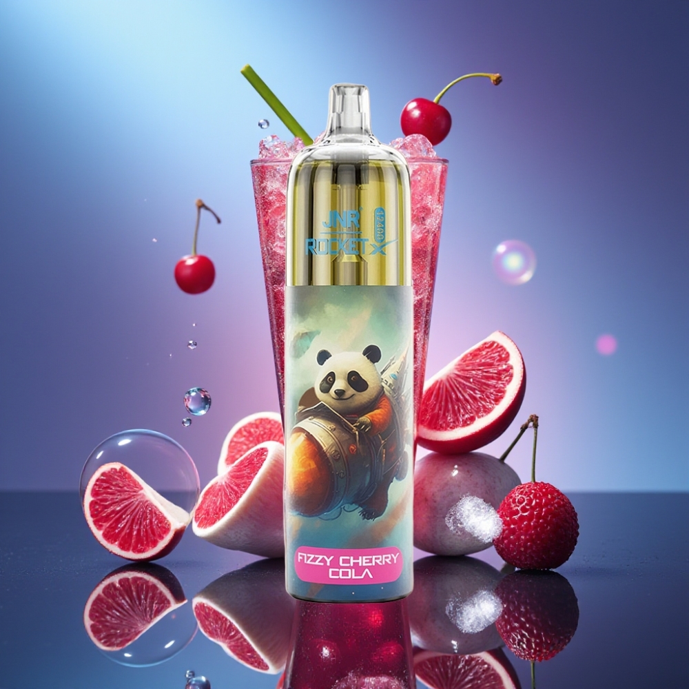 JNR Rocket-X 12400 Pufuri Cremă de Cireșe Cola cu Aerisire Reglabilă și RGB