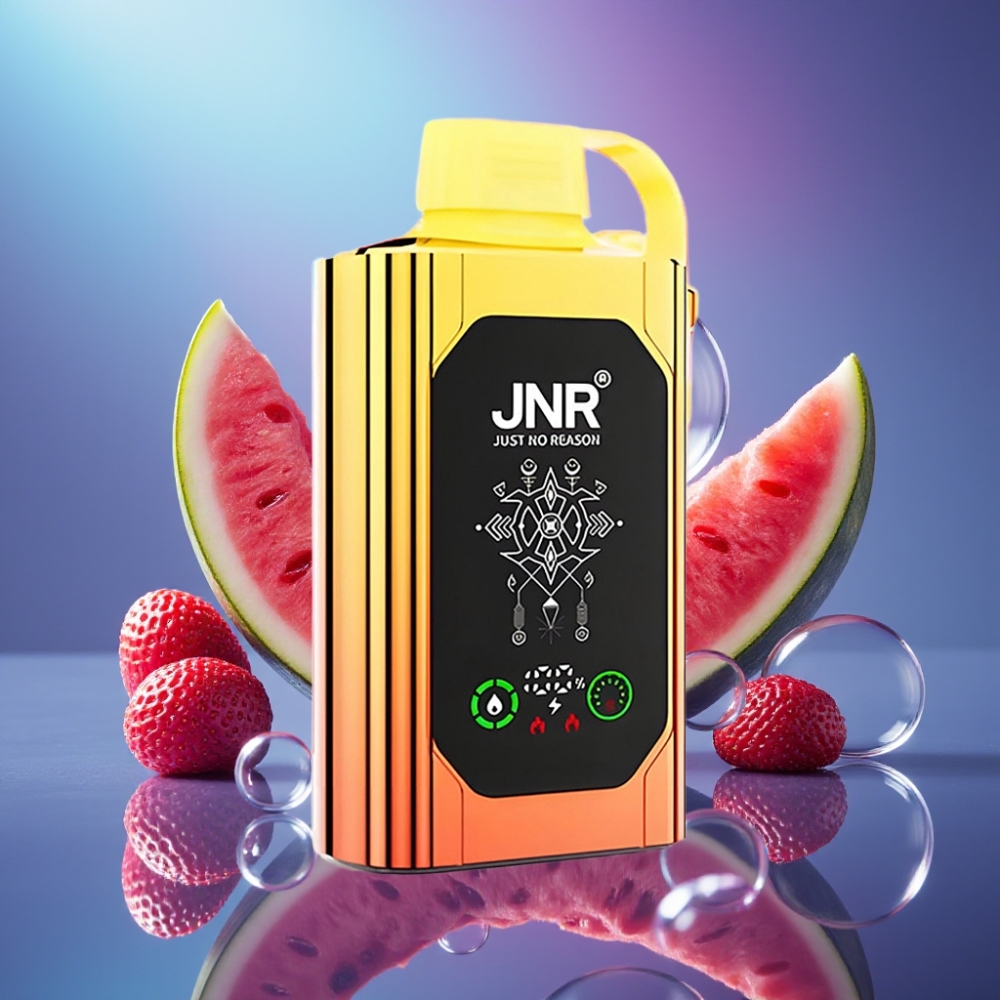 JNR Shisha Hookah Box 20500 Pufuri Dispozabil Afacere cu Pepene Verde Căpșuni Bubblegum și Display HD