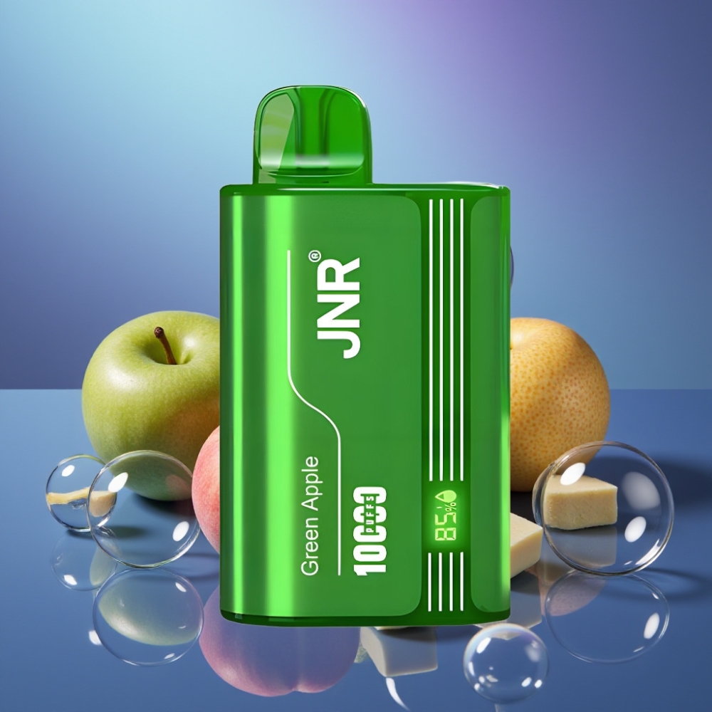 JNR Tank 10000 Pufuri cu Afișaj Digital și Mărul Verde, piersică, pară
