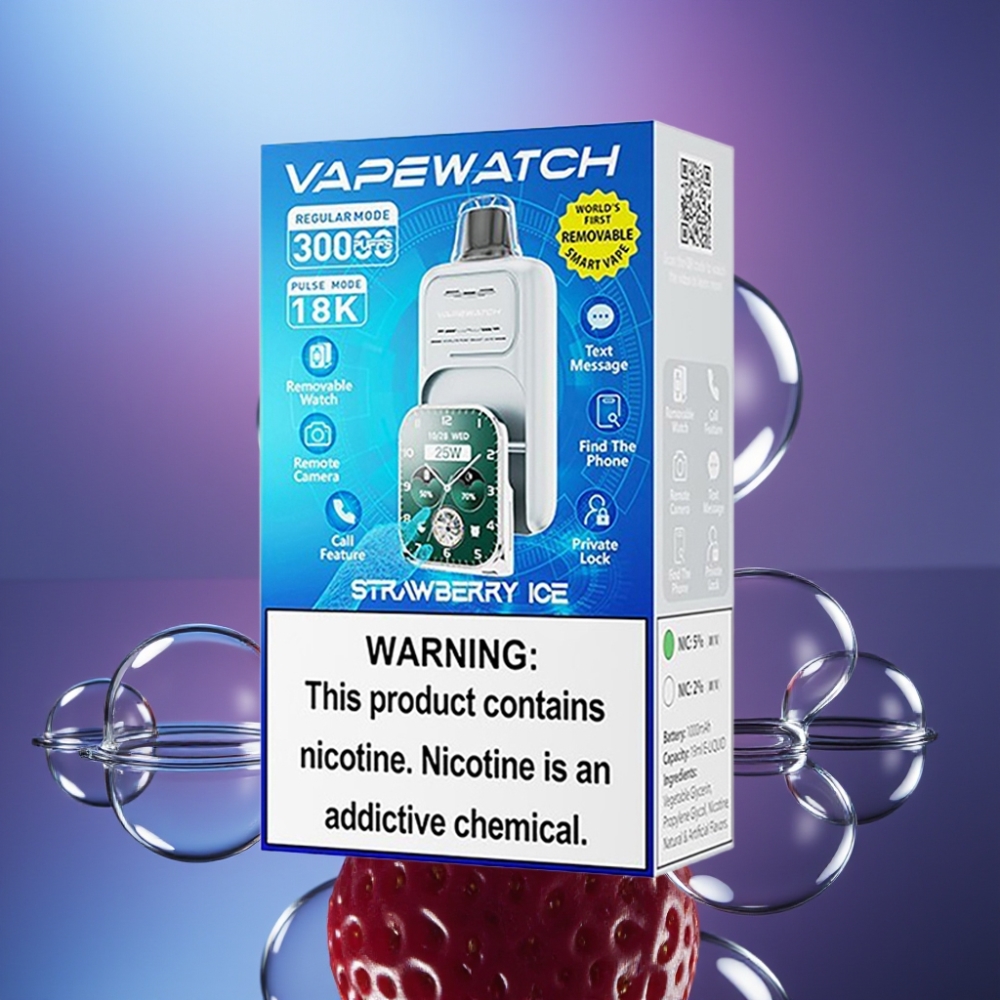 JNR VapeWatch 30000 Puffs Capsulă Dual Mesh Coil Capsă de 19mL