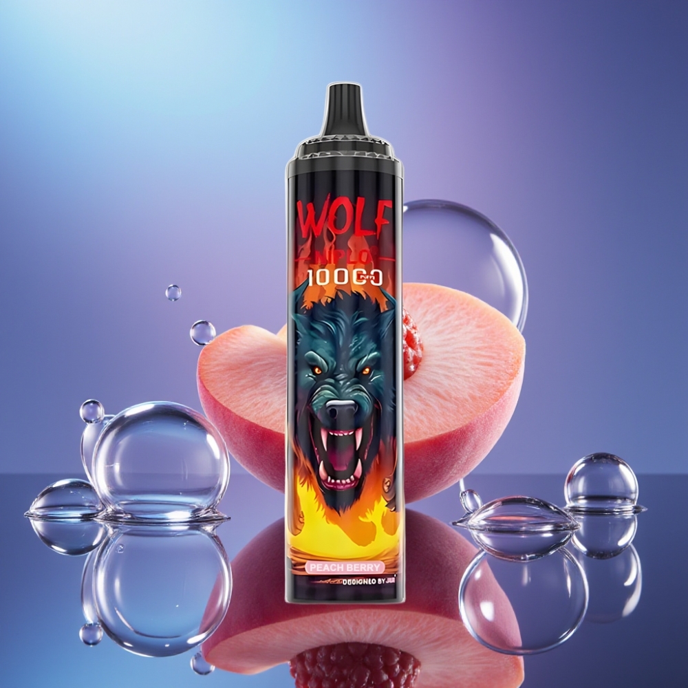 JNR Wolf Niplo 10000 Puffs 20ml Prună Zmeură Type-C
