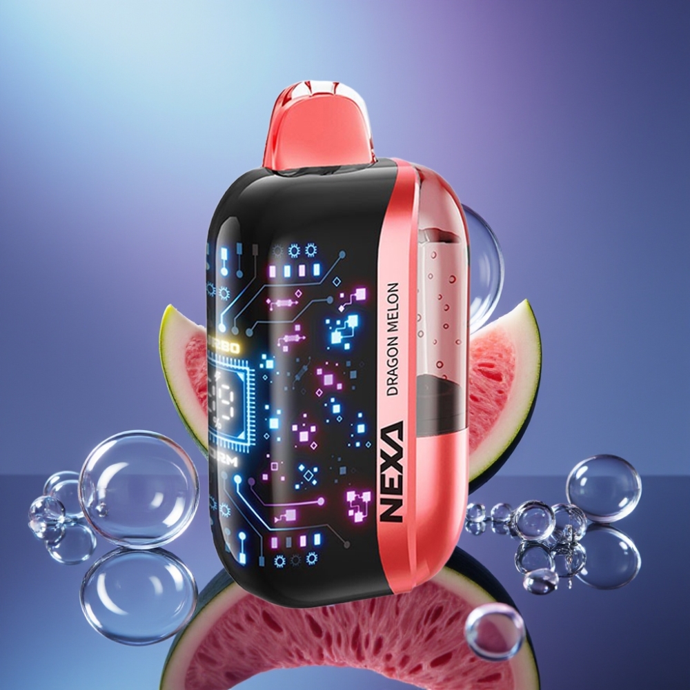 NEXA Ultra 50000 Puffs Disposable Vape Pepene Dragon Tip-C Încărcare