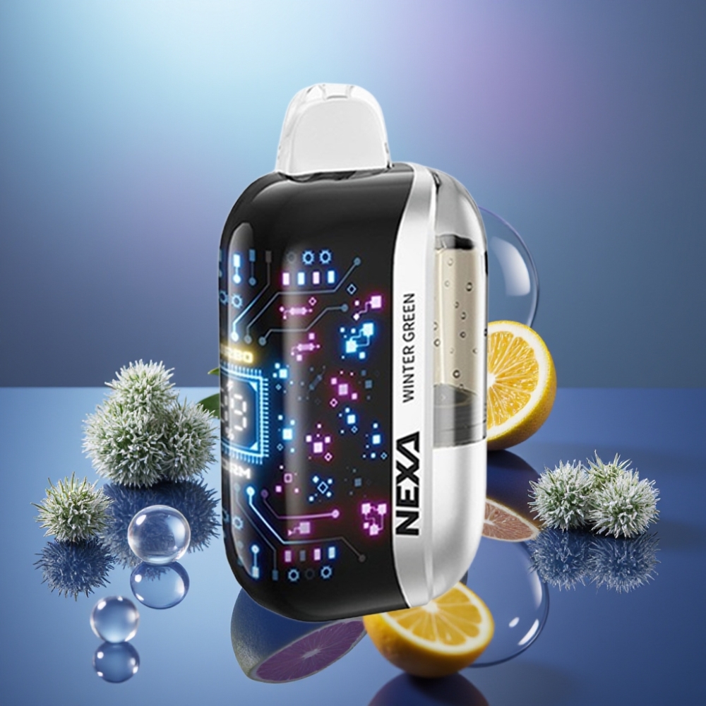 NEXA Ultra 50000 Pufuri Disposable Vape Mentă Verde 20ml Tip-C