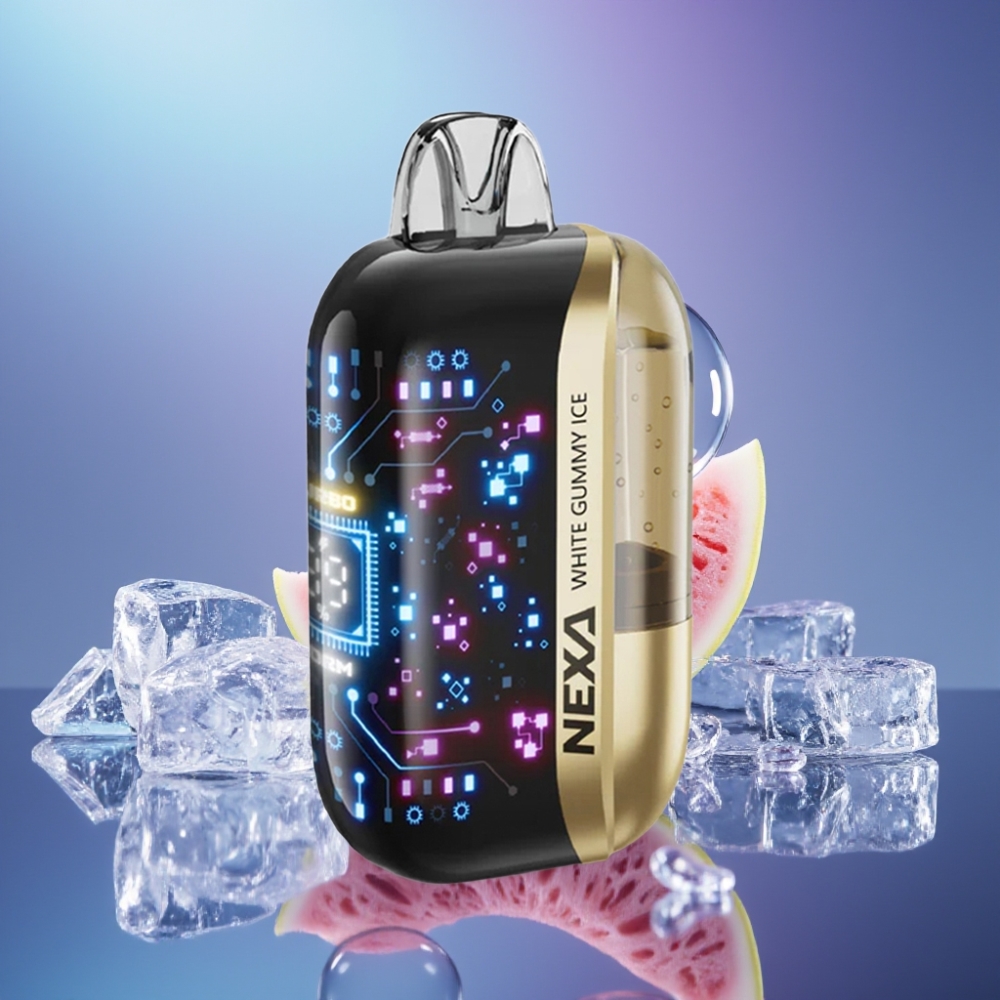 NEXA Ultra 50000 Pufuri Disposable Vape White Gummy Ice 20ml 800mAh
