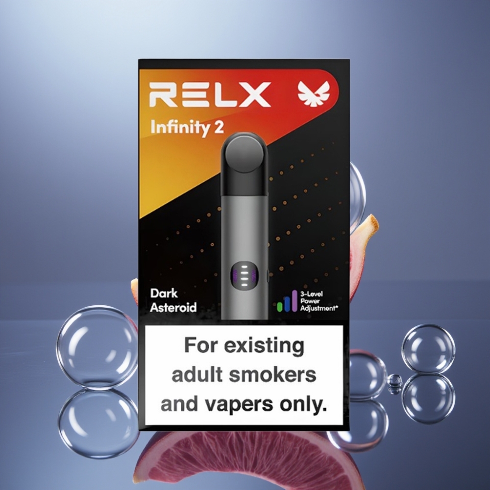 RELX Infinity 2 650 pufuri capacitate baterie 440mAh gri