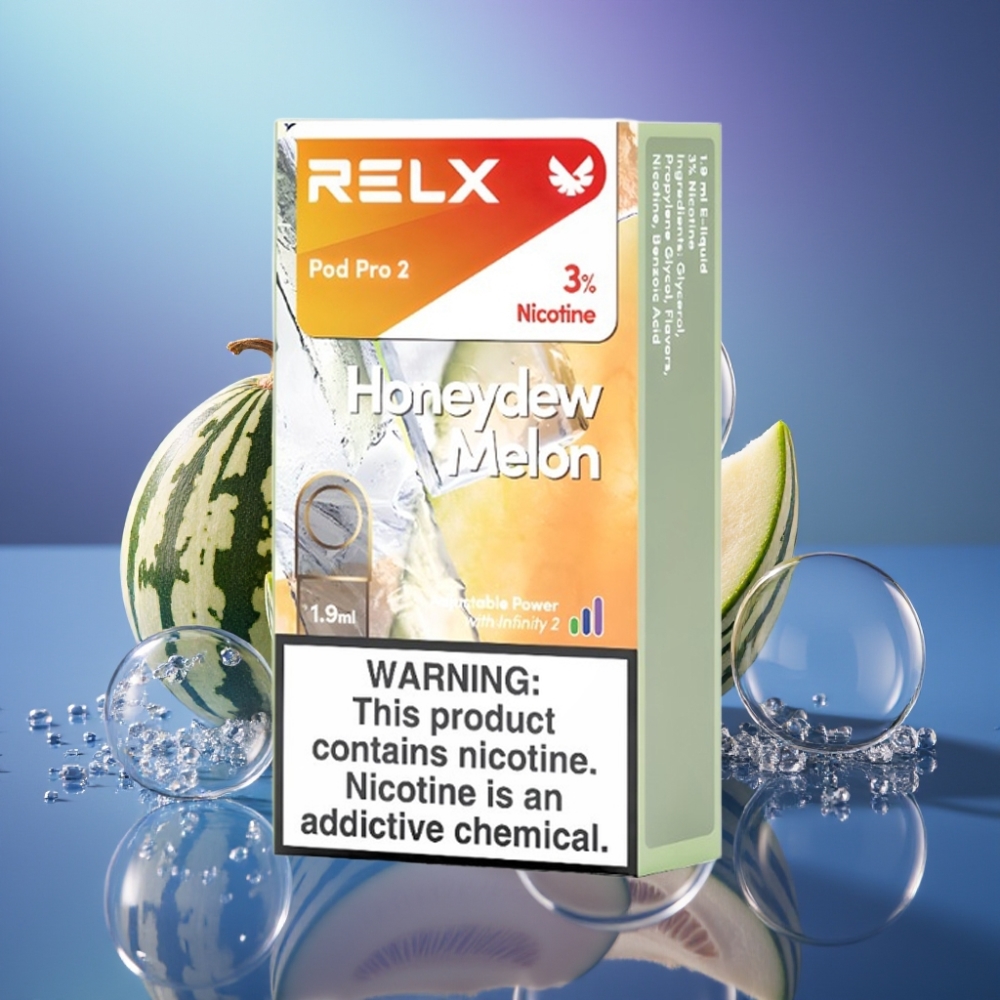 RELX Pod Pro 2 600 de fumuri 1,9ml Pepene Galben 3%