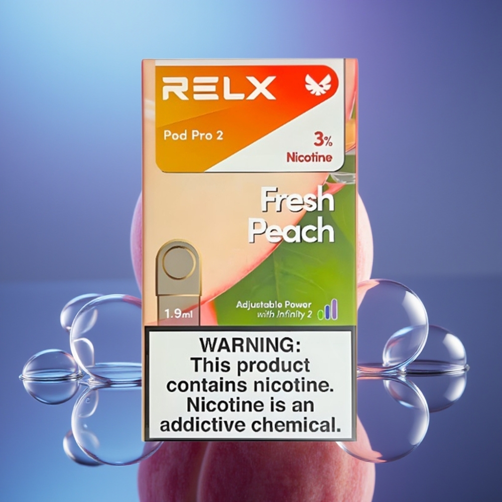 RELX Pod Pro 2 600 pufuri 3% piersică proaspătă 1.9ml